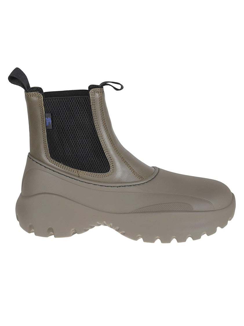 Burberry High Ankle Leather Boots