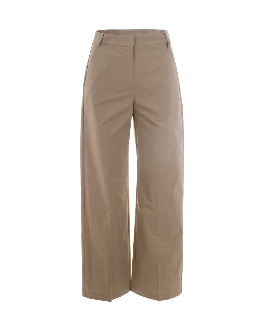Patrizia Pepe High-Waisted Wide-Leg Pants With Tailored Silhouette And Iconic Detailing