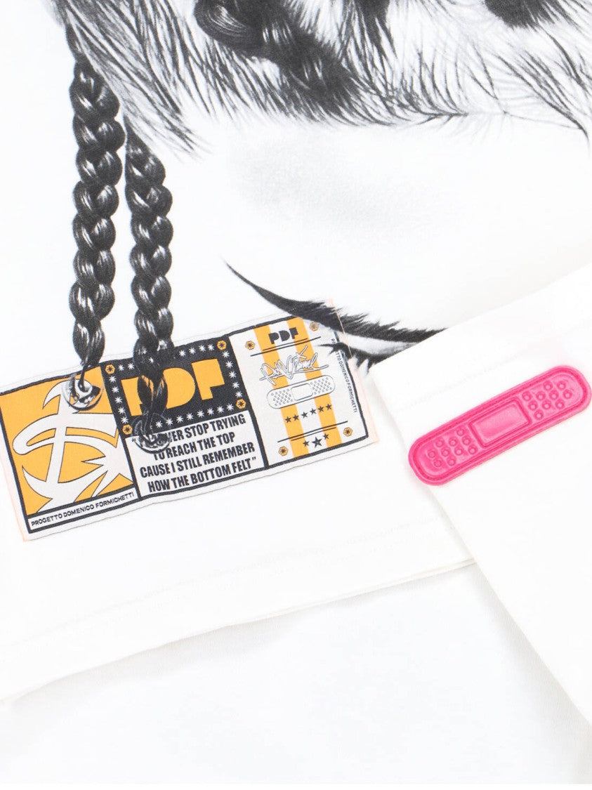 Pdf "Braids" T-Shirt – White