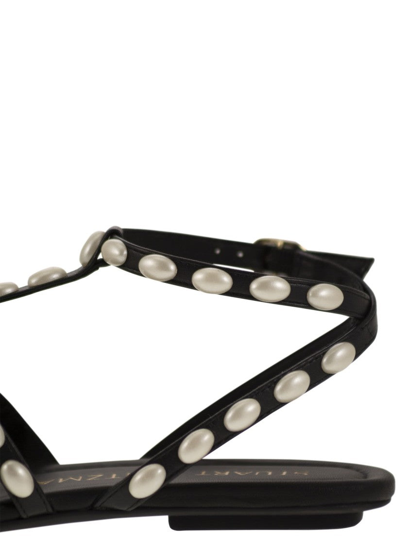 Stuart Weitzman Pearlita - Thong Sandal With Pearls