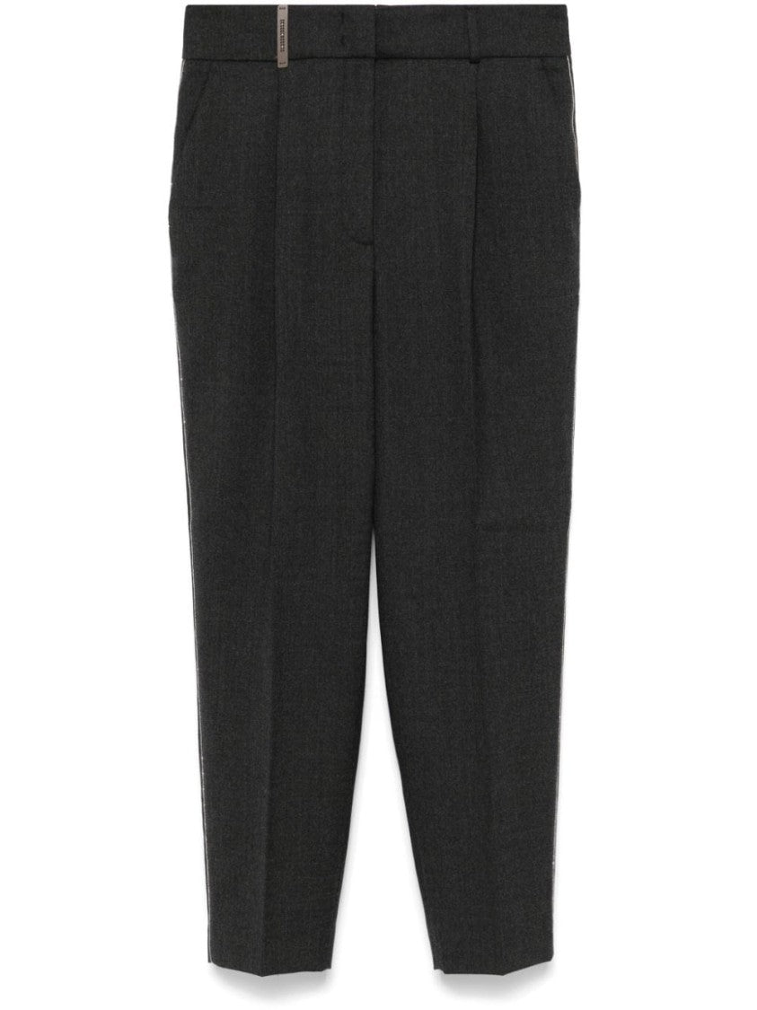 Peserico Bead-Detail Trousers