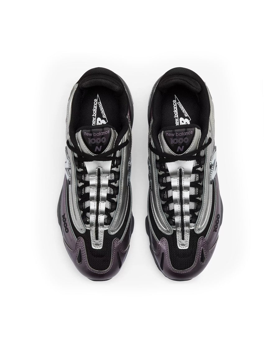 New Balance Dark Ice Wine/Grey/Metallic M1000 Sneakers