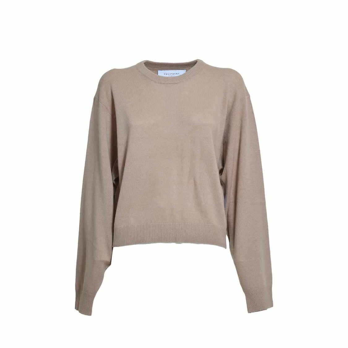 Equipment Camel Cashmere Crewneck Sweater