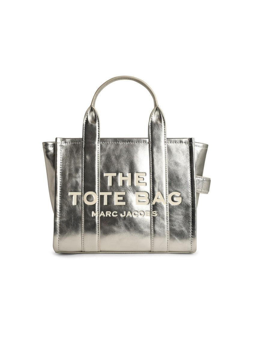 Marc Jacobs (The) Small 'Tote' Silver Leather Bag