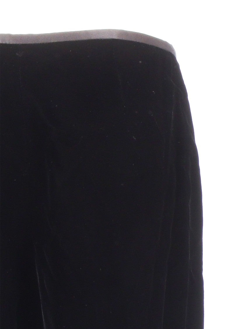 Emporio Armani Wide-Leg Trousers With Smooth Flowing Fabric