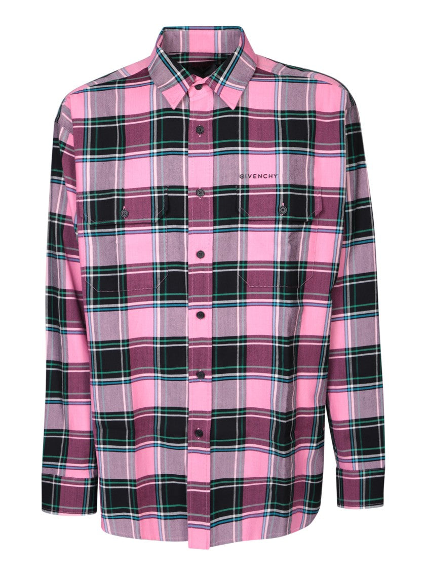 Givenchy Check Motif Shirt