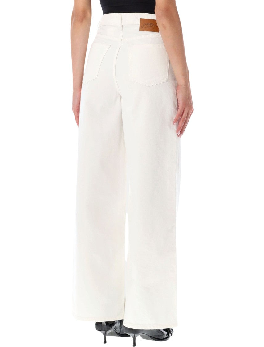 Ganni Blue Lari Wide-Leg Jeans