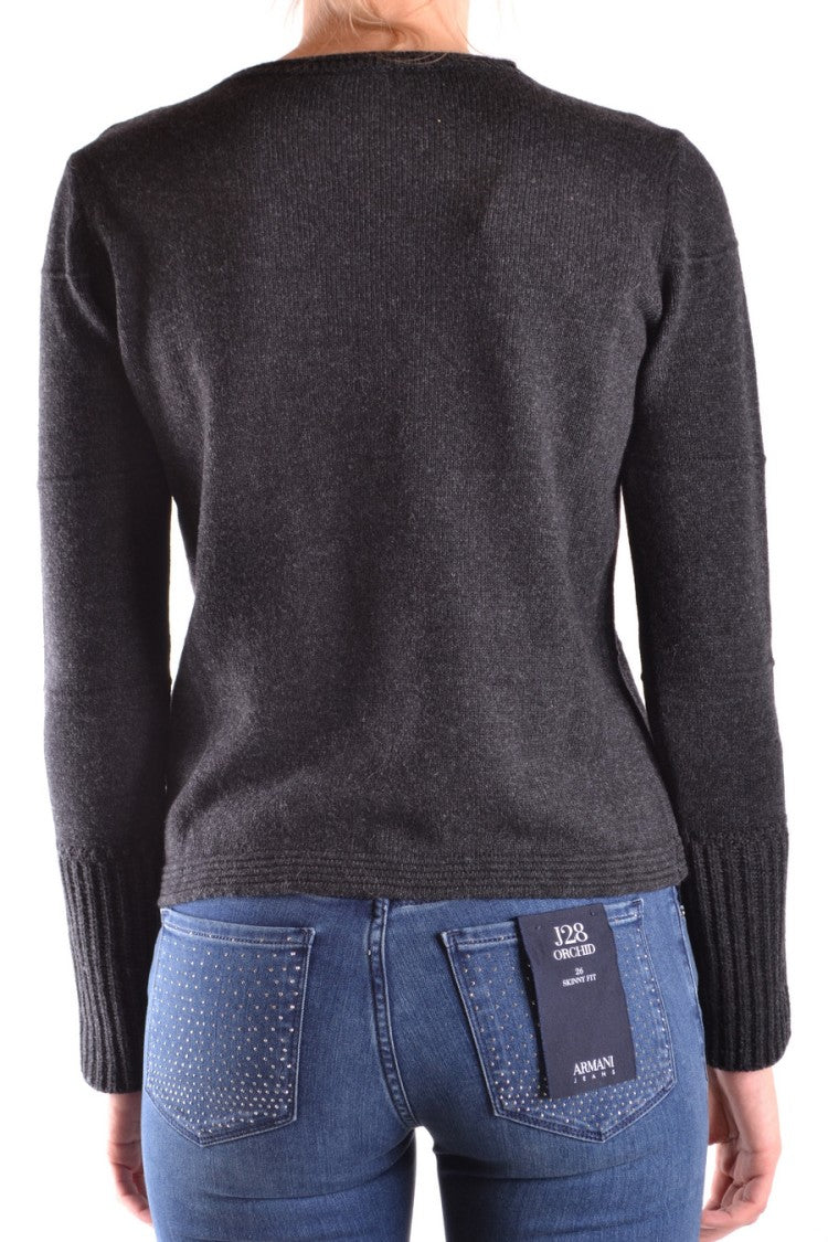 Armani Soft Knit Sweater With Button Detailing