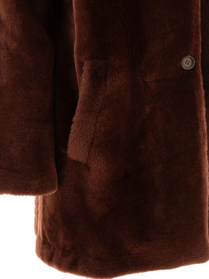 B&W Rich Brown Wool Coat