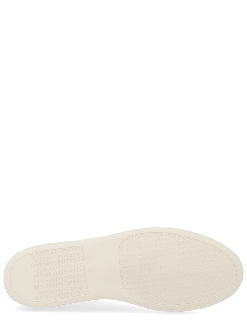 Common Projects White Achilles Cotton Minimalist Low-Top Sneakers
