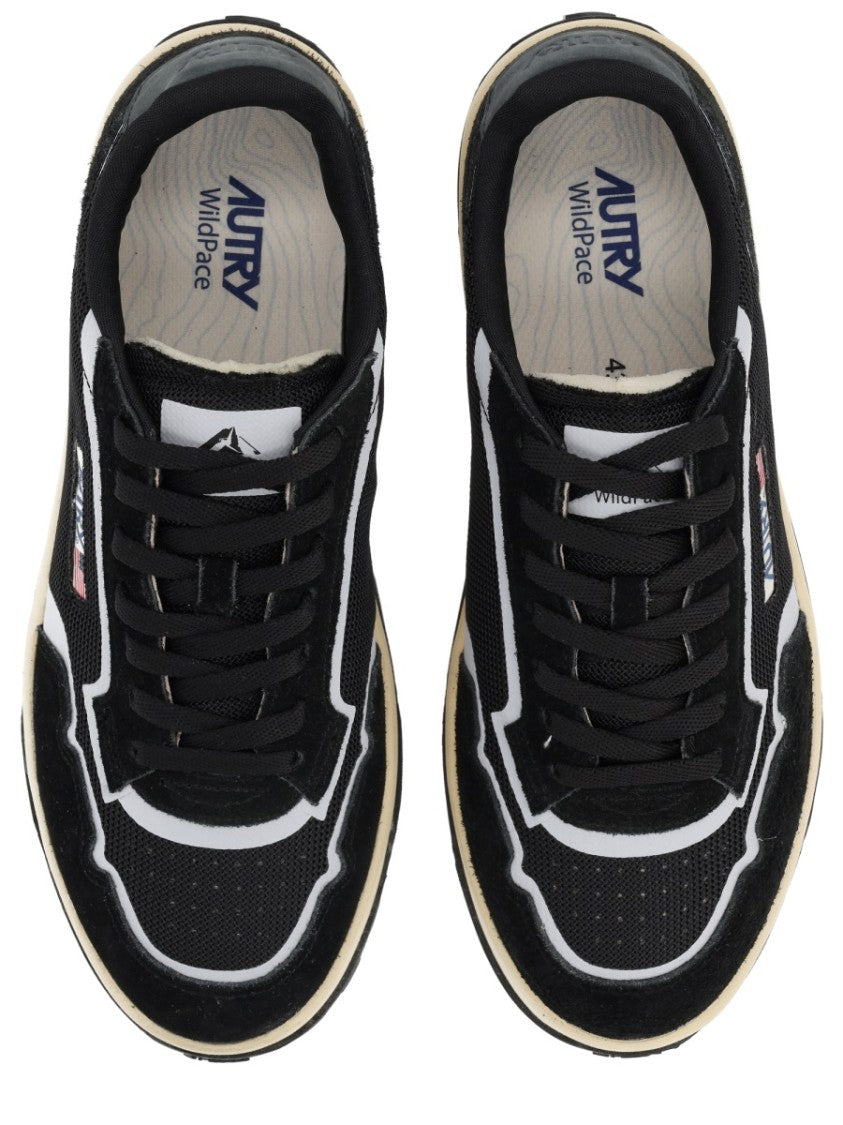 Autry Wildpace Low Mesh Suede Sneakers