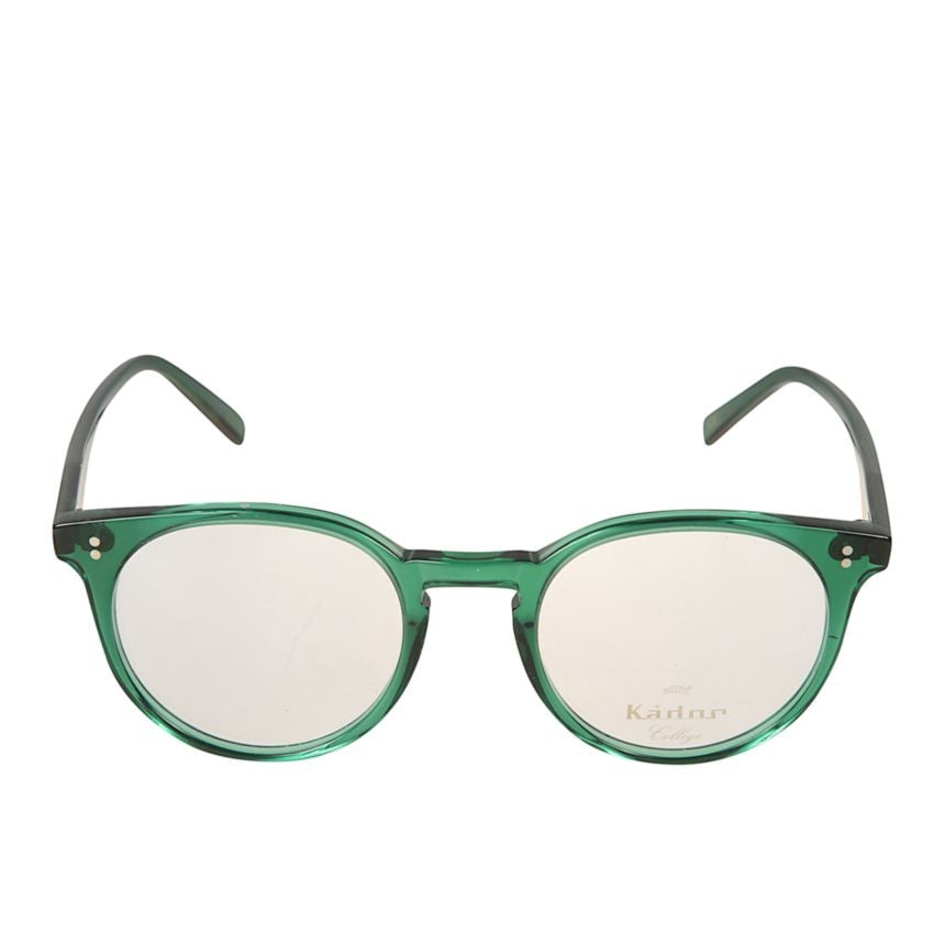 Kador Chyli/N Translucent Green Frame Eyeglasses With Rounded Shape