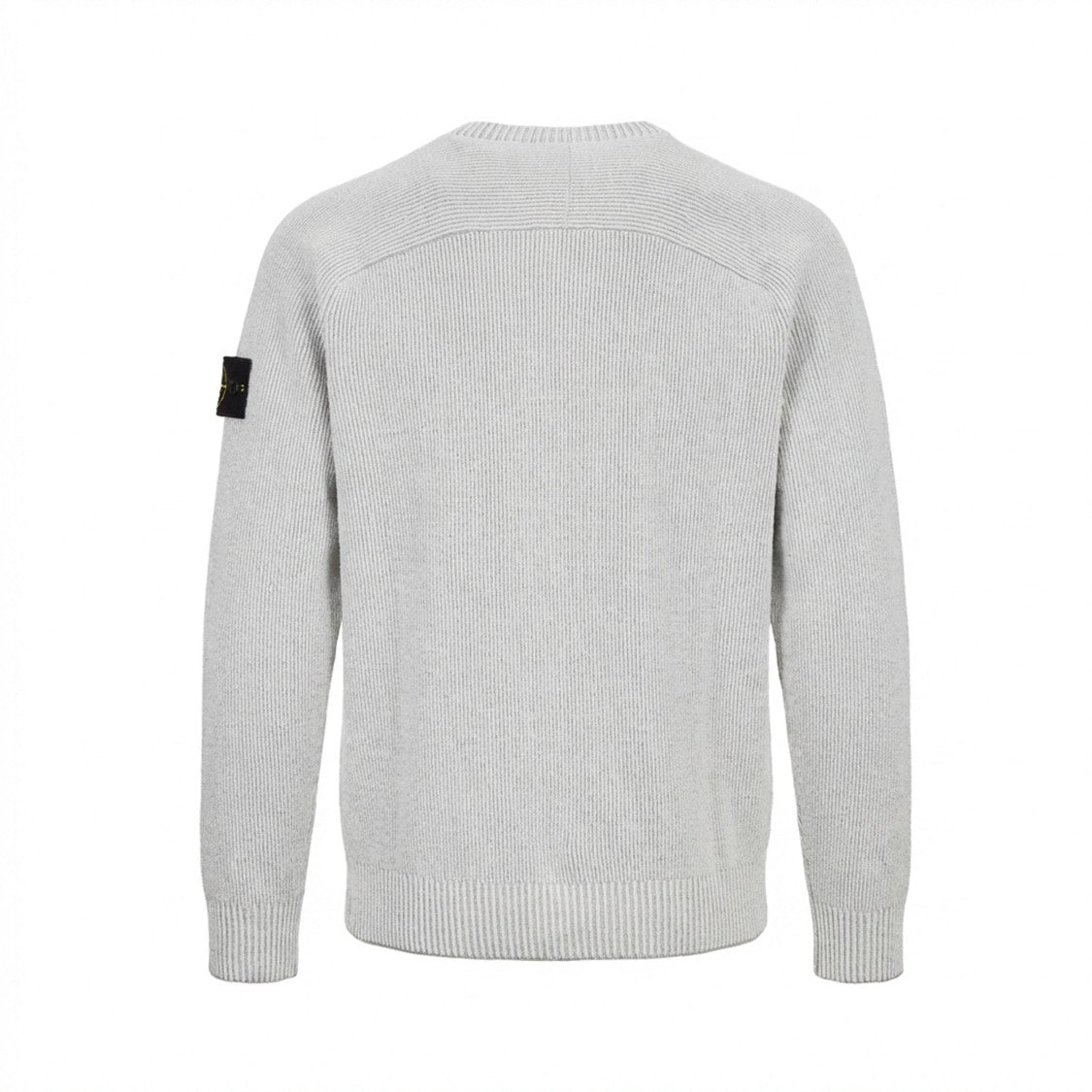 Stone Island Plated Rib Cotton Bouclé Regular Sweater