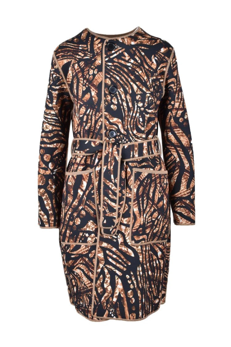 Fuzzi Reversible Virgin Wool Coat - Beige