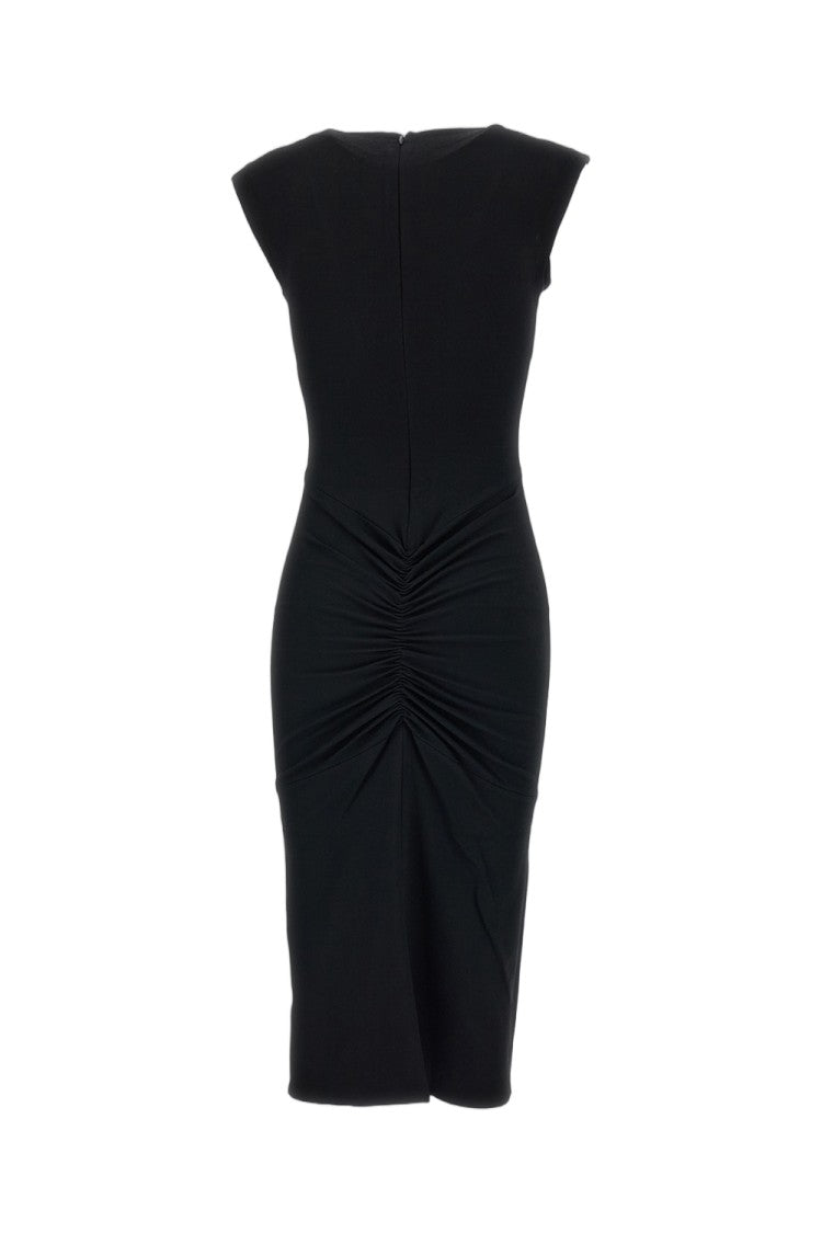 Jacquemus Black La Robe Alba Jersey Midi Dress