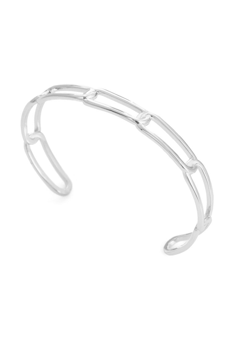 Federica Tosi Gold Rigid Square 925 Silver Plated Brass Bracelet