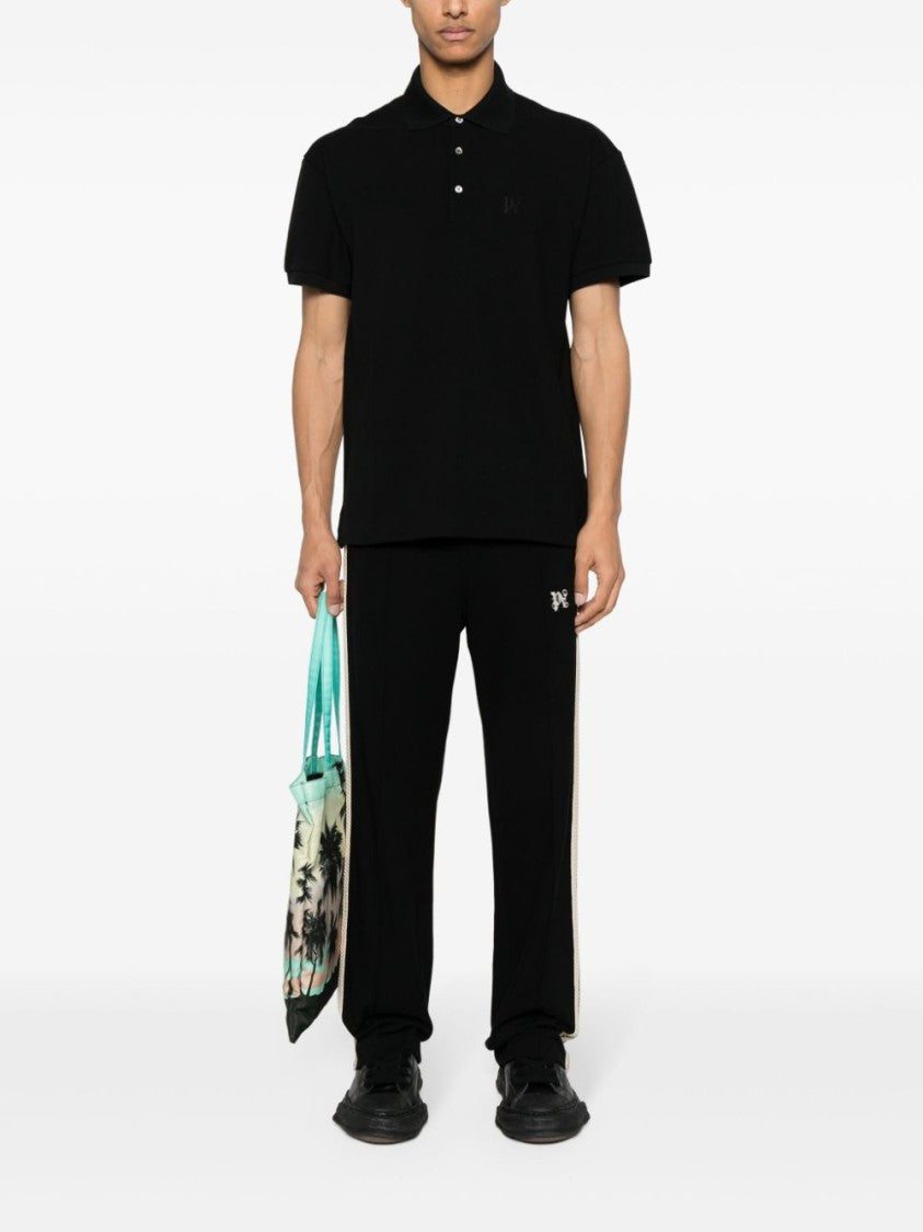 Palm Angels Short-Sleeved Polo Shirt