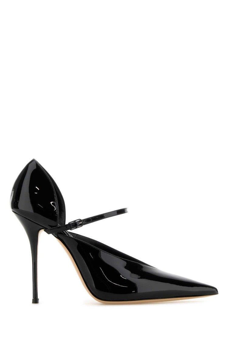 Casadei Black Leather Tiffany Pumps