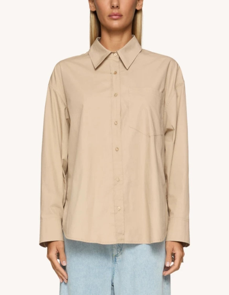 Dondup Loose-Fitting Long-Sleeved Poplin Shirt