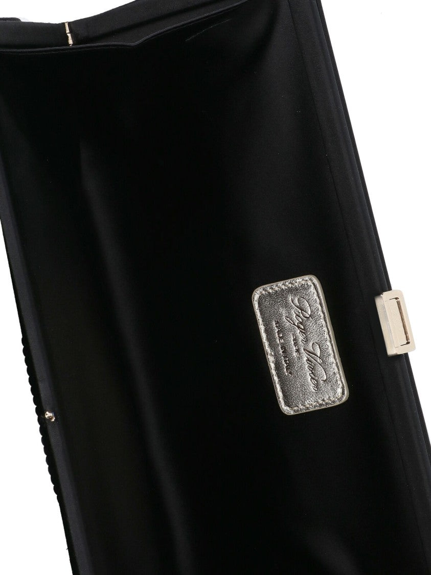 Roger Vivier Pilgrim Pouch With Baguette Crystal Embellishments