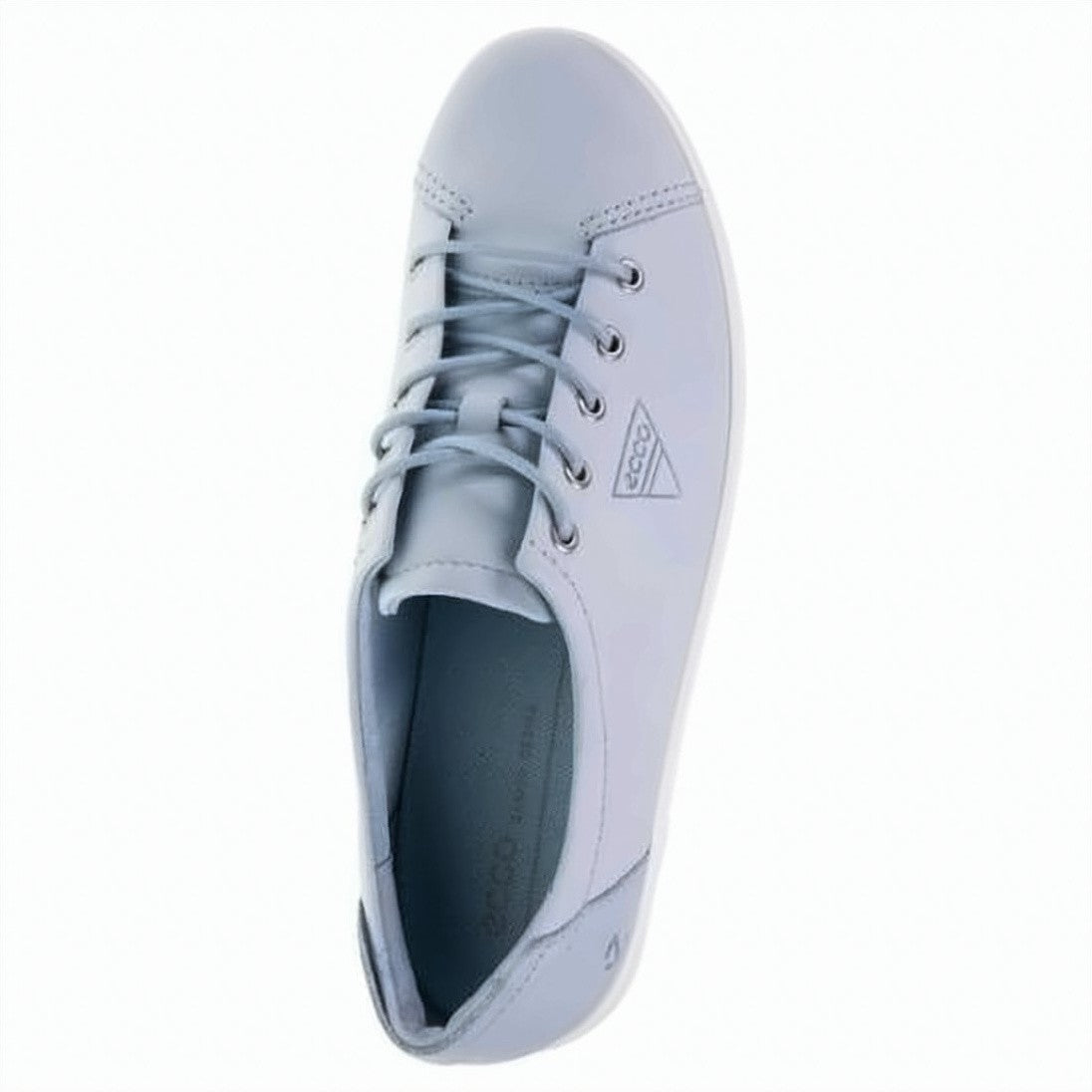 Ecco Low-Profile Nubuck Sneakers With Lace-Up Front And Minimalist Aesthetic