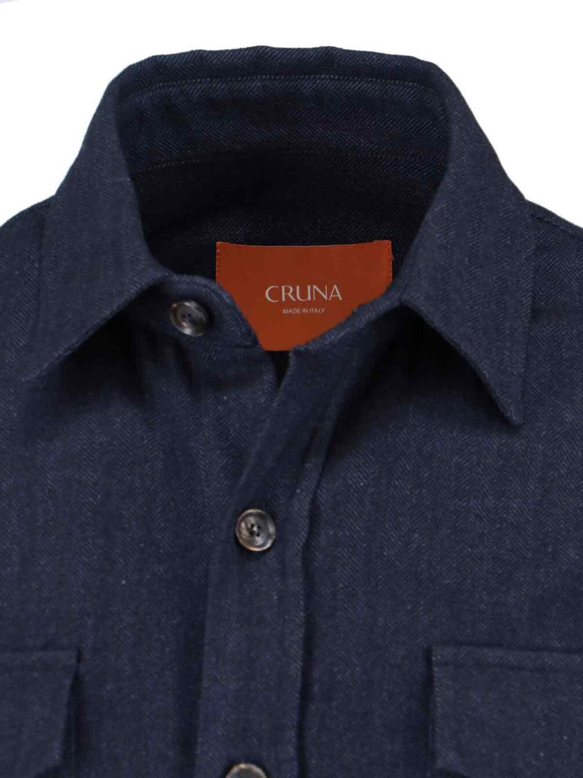 Cruna Tailored Men's Shirt With Button-Down Front And Pointed Collar