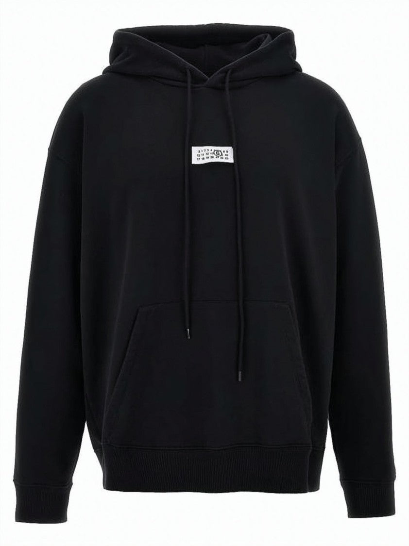 Mm6 By Maison Margiela Hoodie With Adjustable Drawstring And Signature Patch