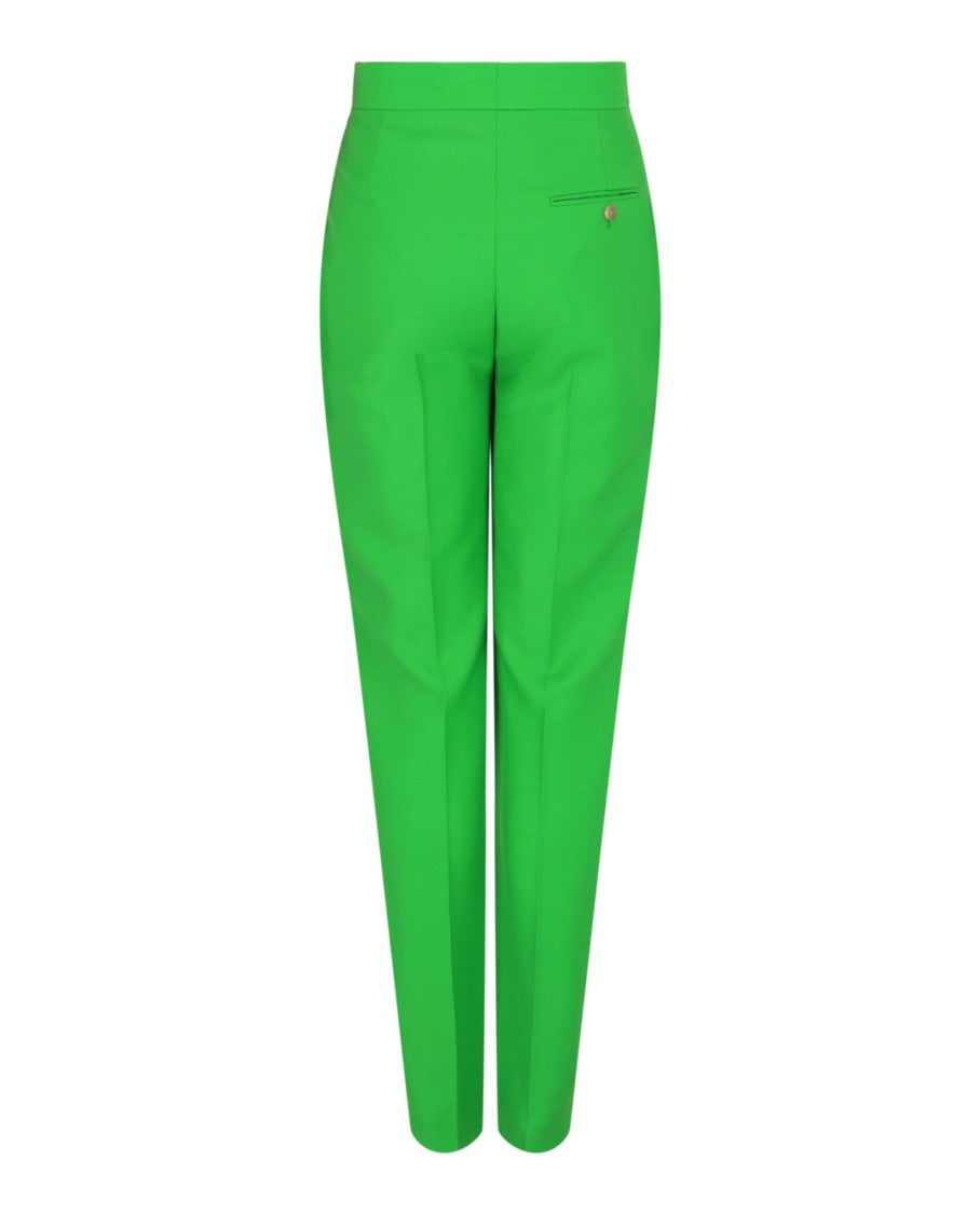 Alexander Mcqueen Mid Rise Wool-Blend Trousers