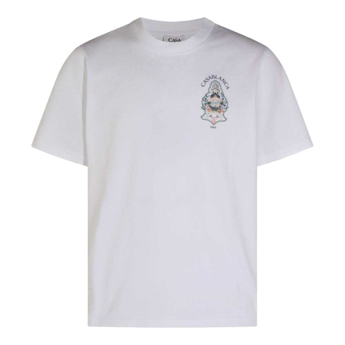 Casablanca White Short-Sleeve T-Shirt With Graphic Print