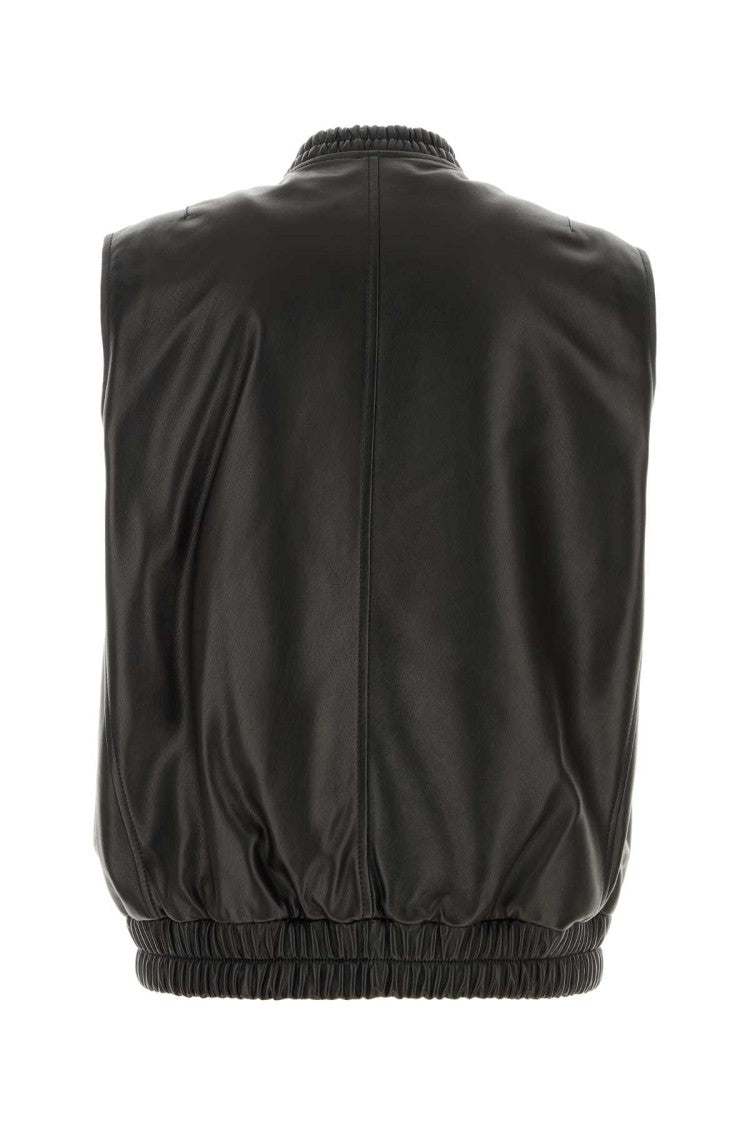 Versace Black Leather Jacket