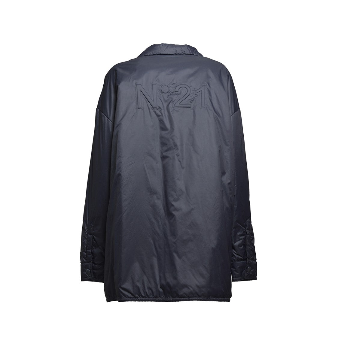 N°21 Oversized Long Technical Nylon Jacket