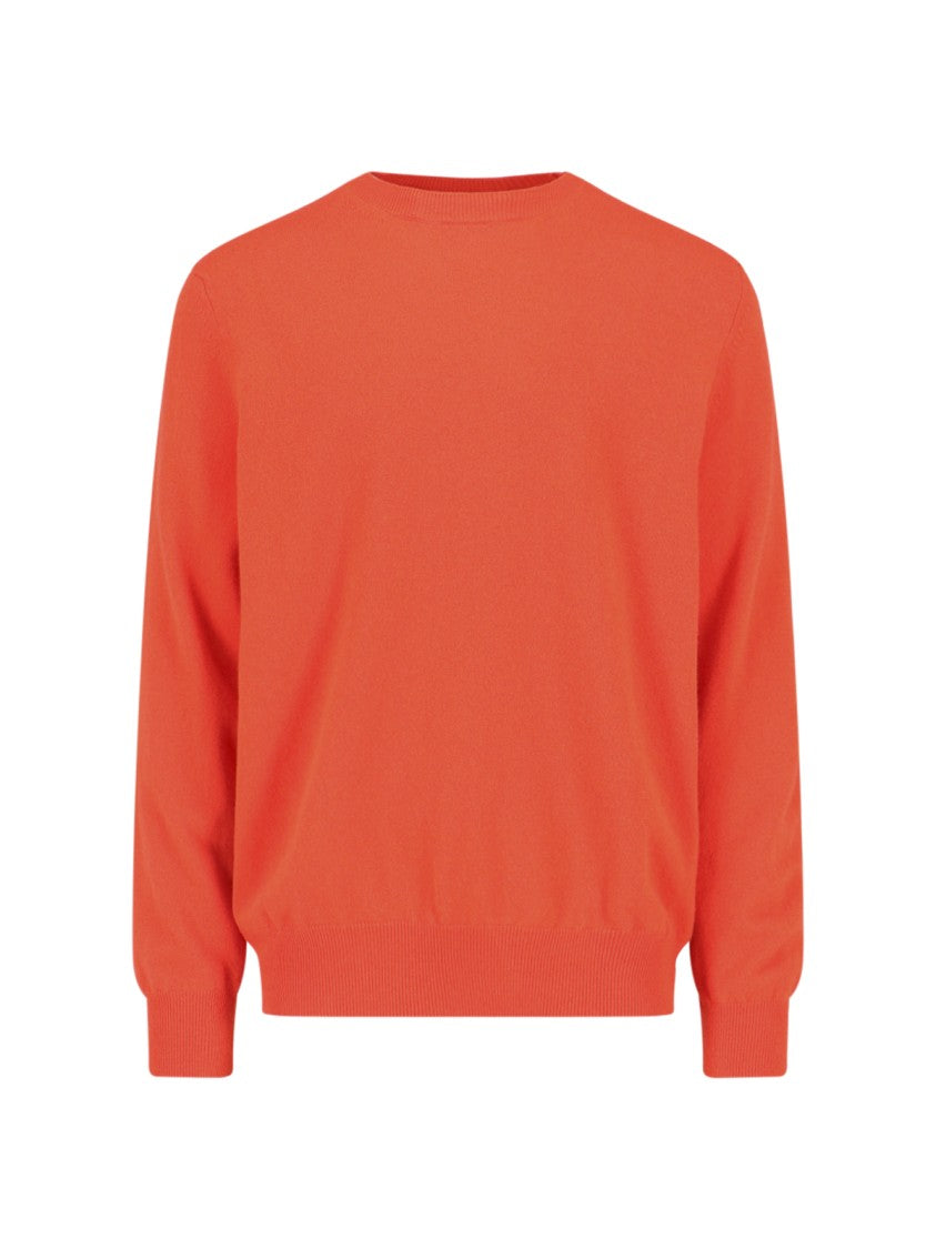 Comme Des Garçons Crewneck Sweater With Straight Hem