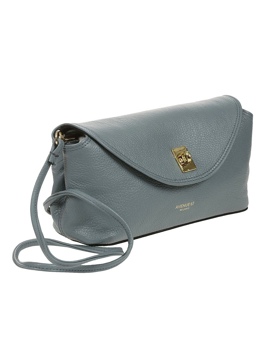 Avenue 67 Nina Textured Leather Shoulder Bag