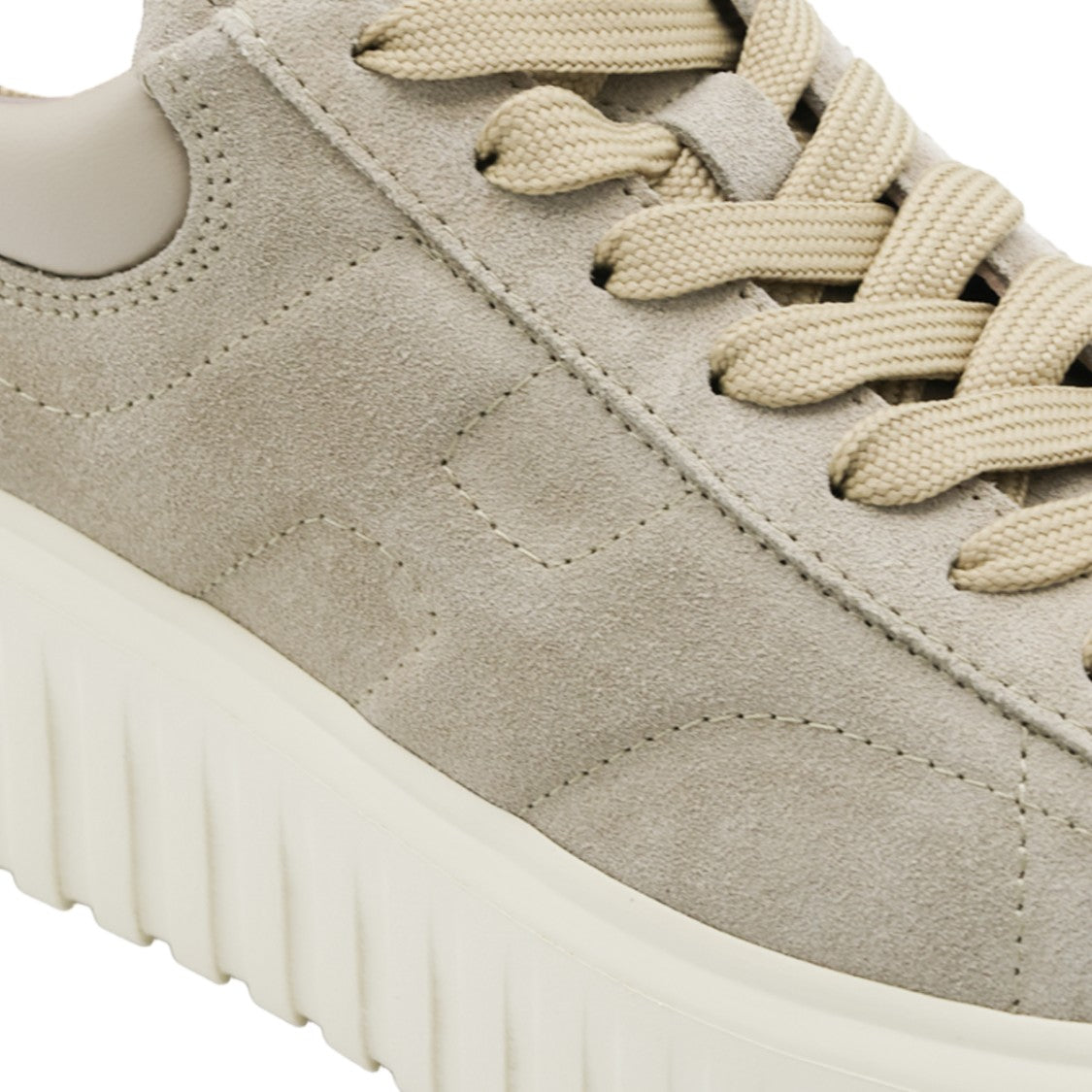 Hogan Chunky Platform Sneakers With Soft Suede Upper