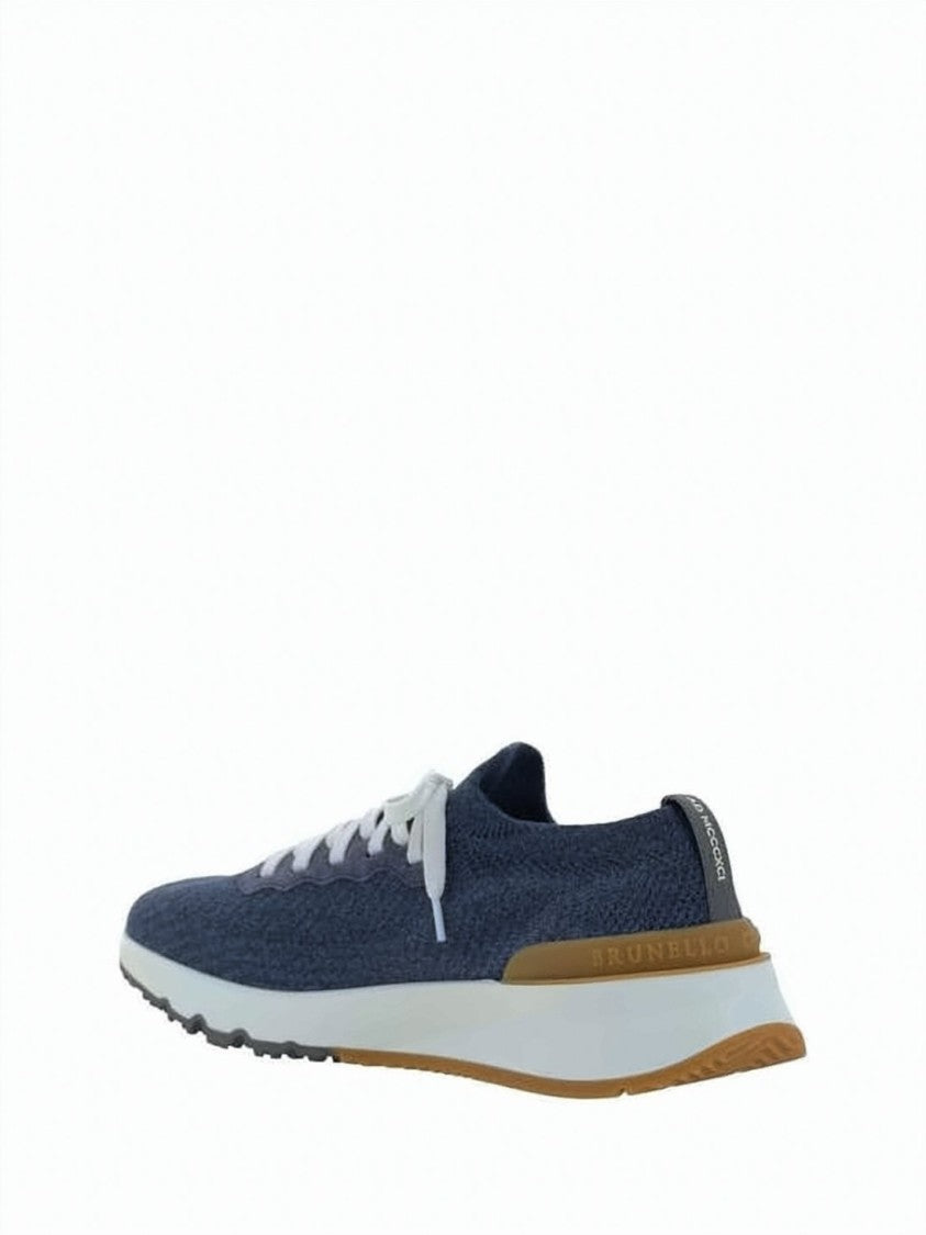 Brunello Cucinelli Brunello Cucinelli Low-Profile Knitted Sneakers
