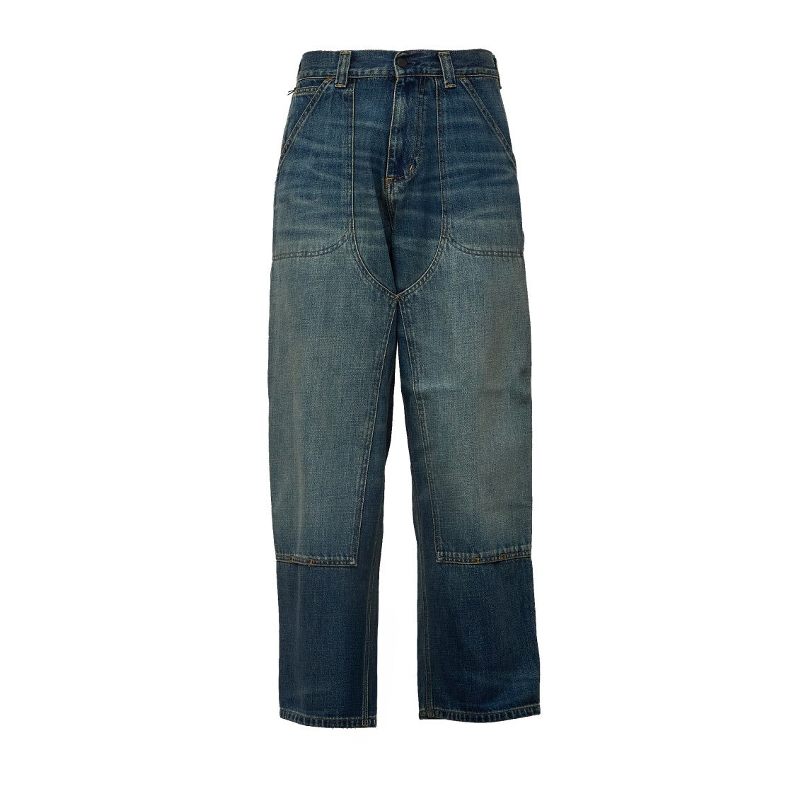 Carhartt Wip Oakland Camano Cotton Denim Wide-Leg Pants