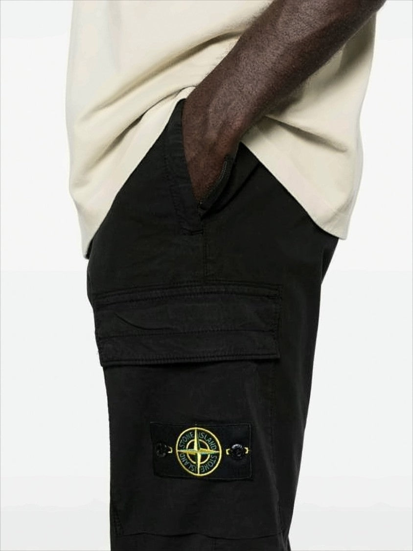 Stone Island Straight-Fit Cargo Pants With Signature Logo Detail