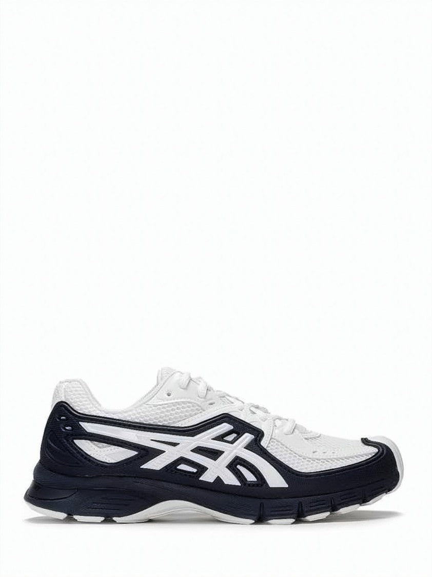 Comme Des Garçons White Black Mesh Synthetic Overlay Sneakers