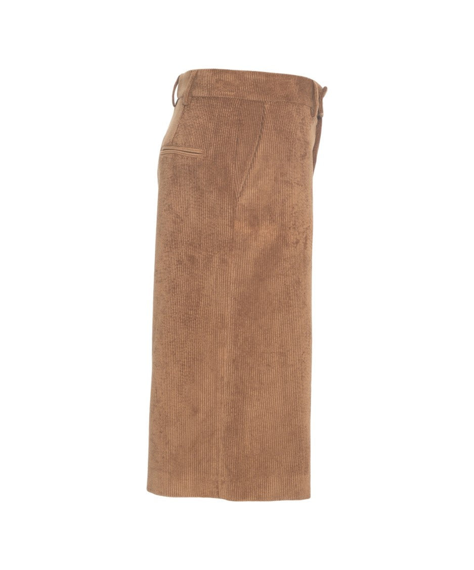 Gender Corduroy Bermuda Shorts