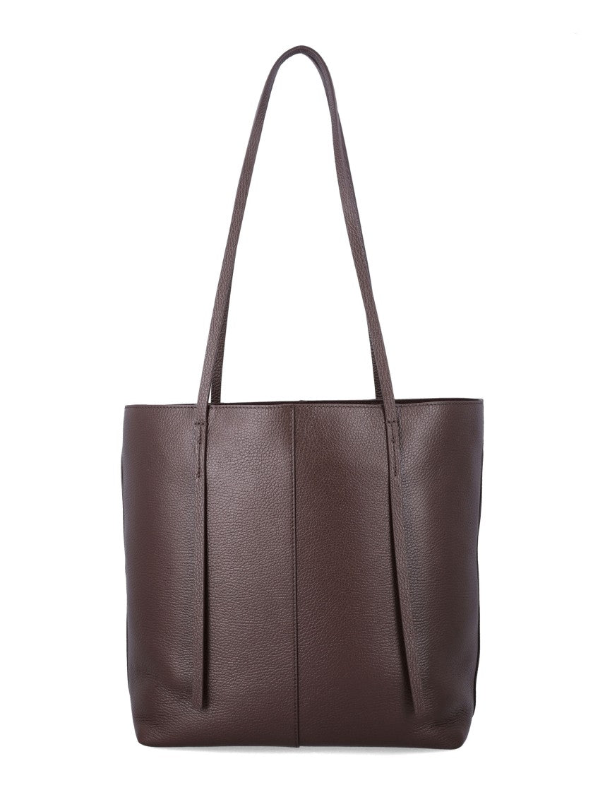 By Malene Birger Brown Abilso Leather Tote Bag