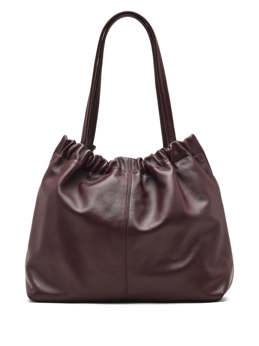 Marc Jacobs Slouchy Burgundy Lamb Leather Handbag