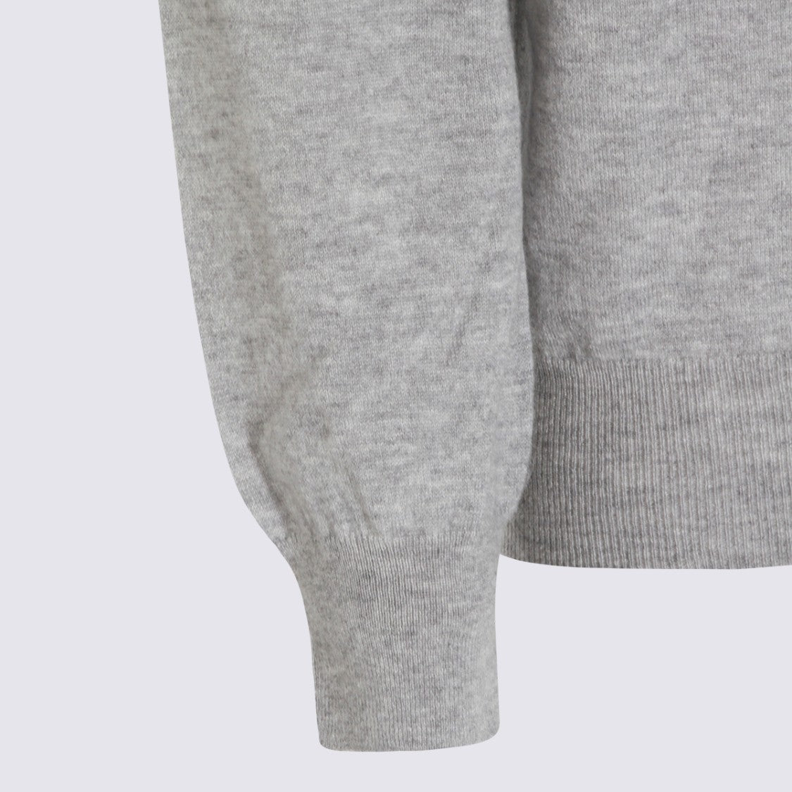 Canali Fine-Knit Crew Neck Sweatshirt With Ribbed Detailing
