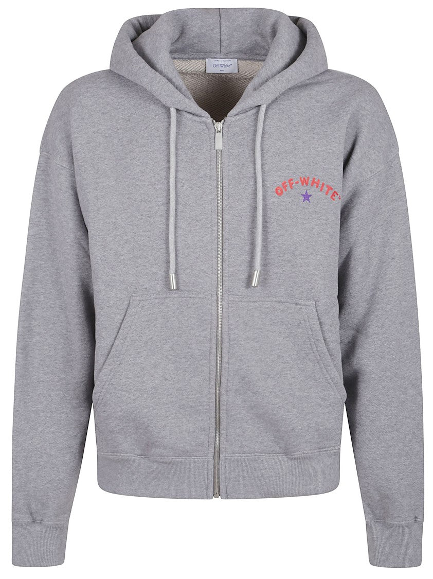 Off-White Star Arrow Zip Skate Hoodie