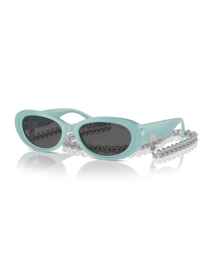 Tiffany & Co. Tiffany Blue Sunglasses With Dark Grey Lenses