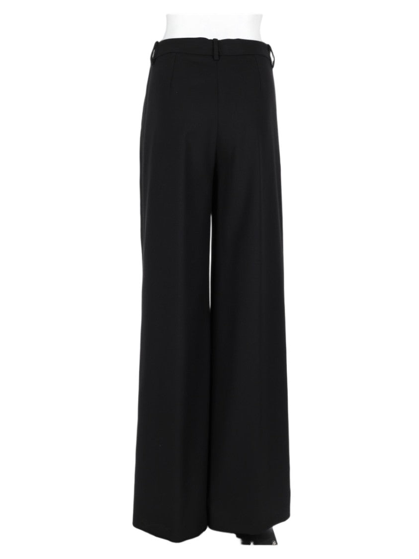 Herno Wide-Leg Trousers With High Waist And Tailored Finish