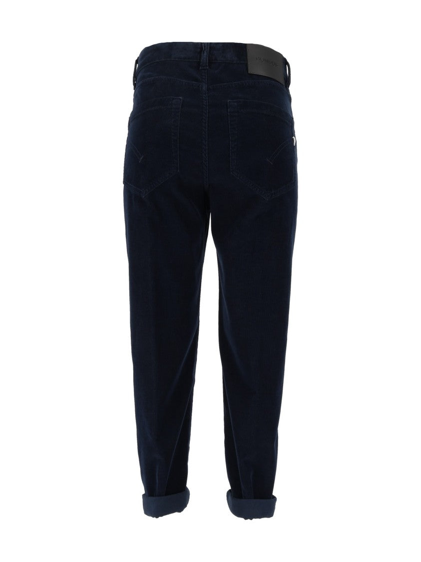 Dondup Koons Cropped High-Waisted Pants