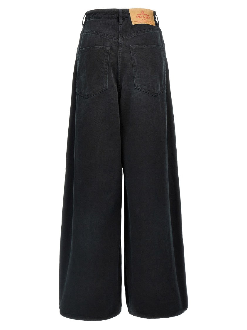 Prada High-Waisted Cotton Denim Jeans