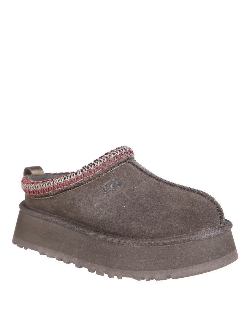 Ugg Tazz Ii Suede Multicolored Trim Slip-On Flats