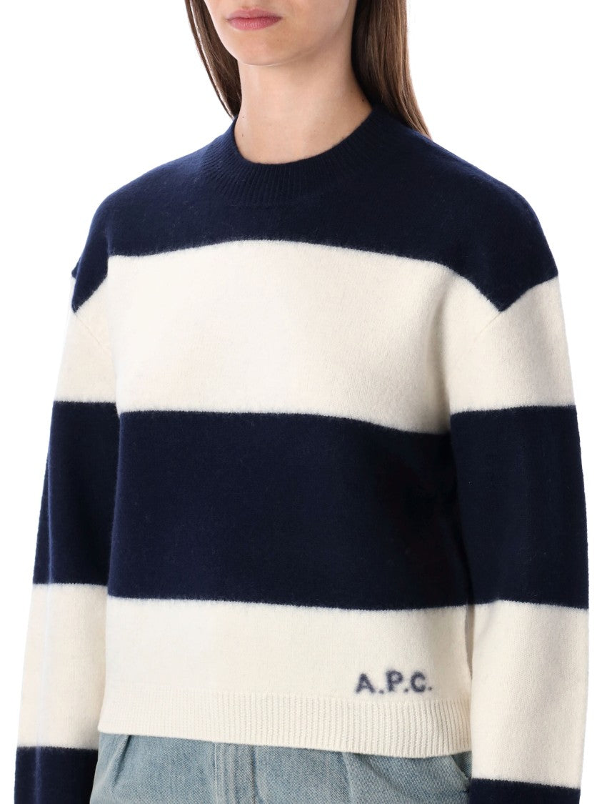 A.P.C. Penny Stripe Knit Sweater