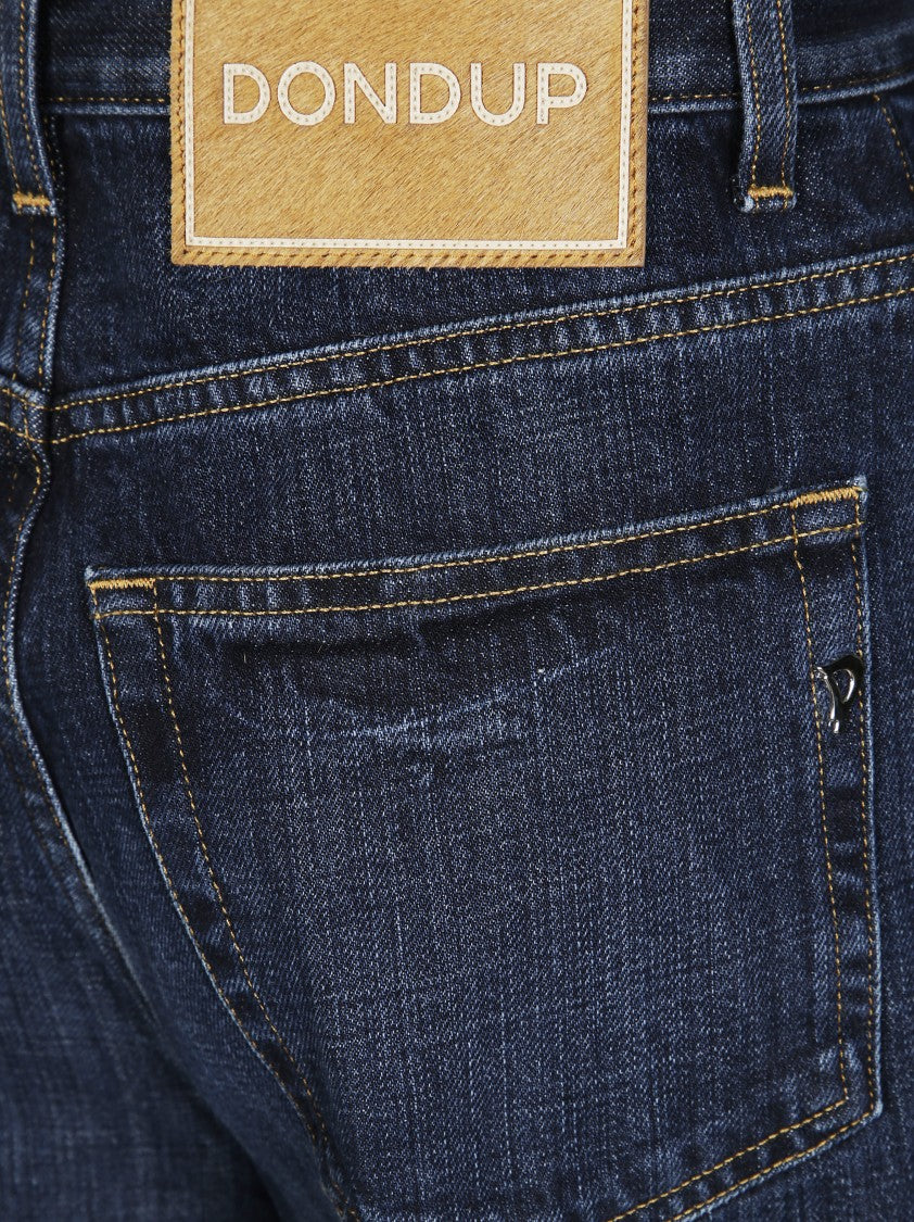 Dondup Straight-Leg Jeans With Dark Indigo Wash
